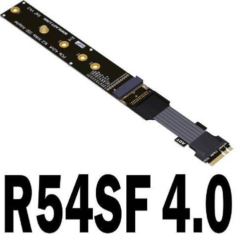 M.2 wifi card YINGHUA R54SF M.2 WiFi A. E Key To M.2 NVME M Key SSD Riser Card