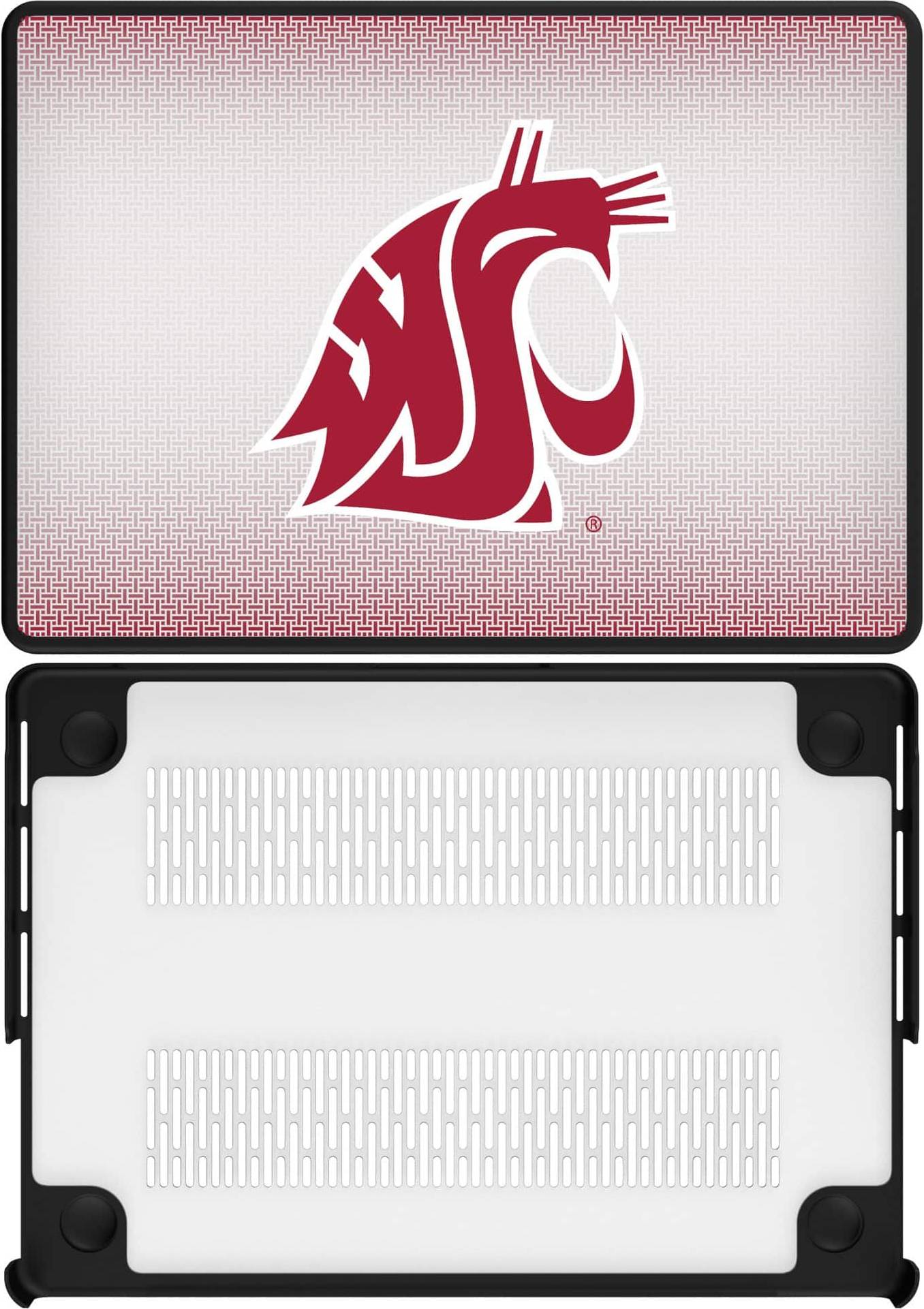Washington State Cougars Linen MacBook Case