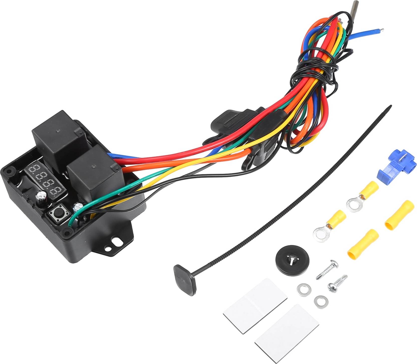 Unique Bargains Digital Radiator Fan Controller Kit