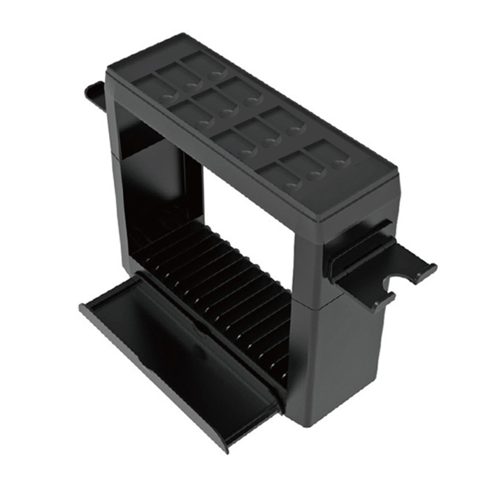 Storage Tower Controller Rack Black