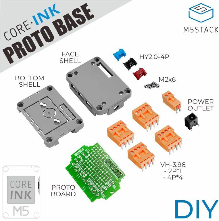 Esp32 M5Stack ESP32 Core Ink Development Kit