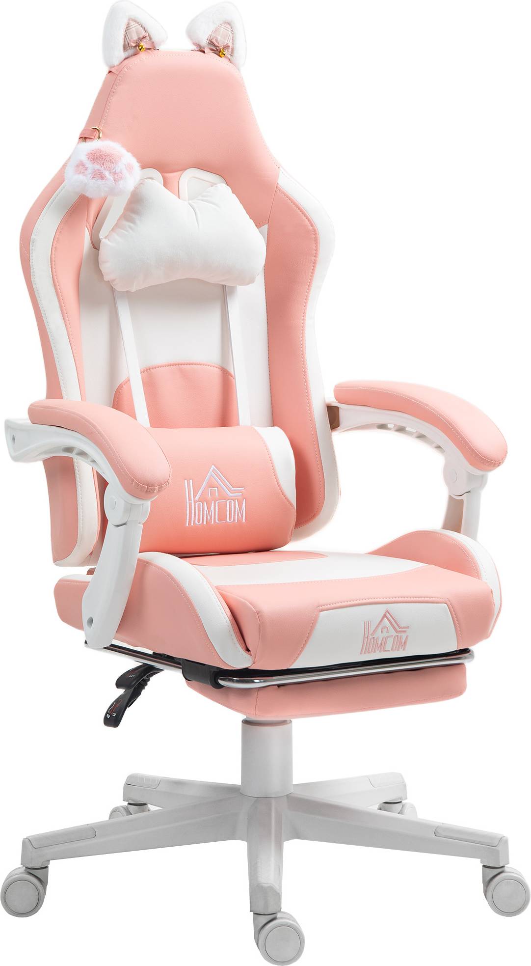 Homcom Gamingstol Pink
