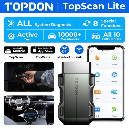 Car diagnostic scanner Topdon Car Diagnostic Tool Obd2 Scanner Code Reader