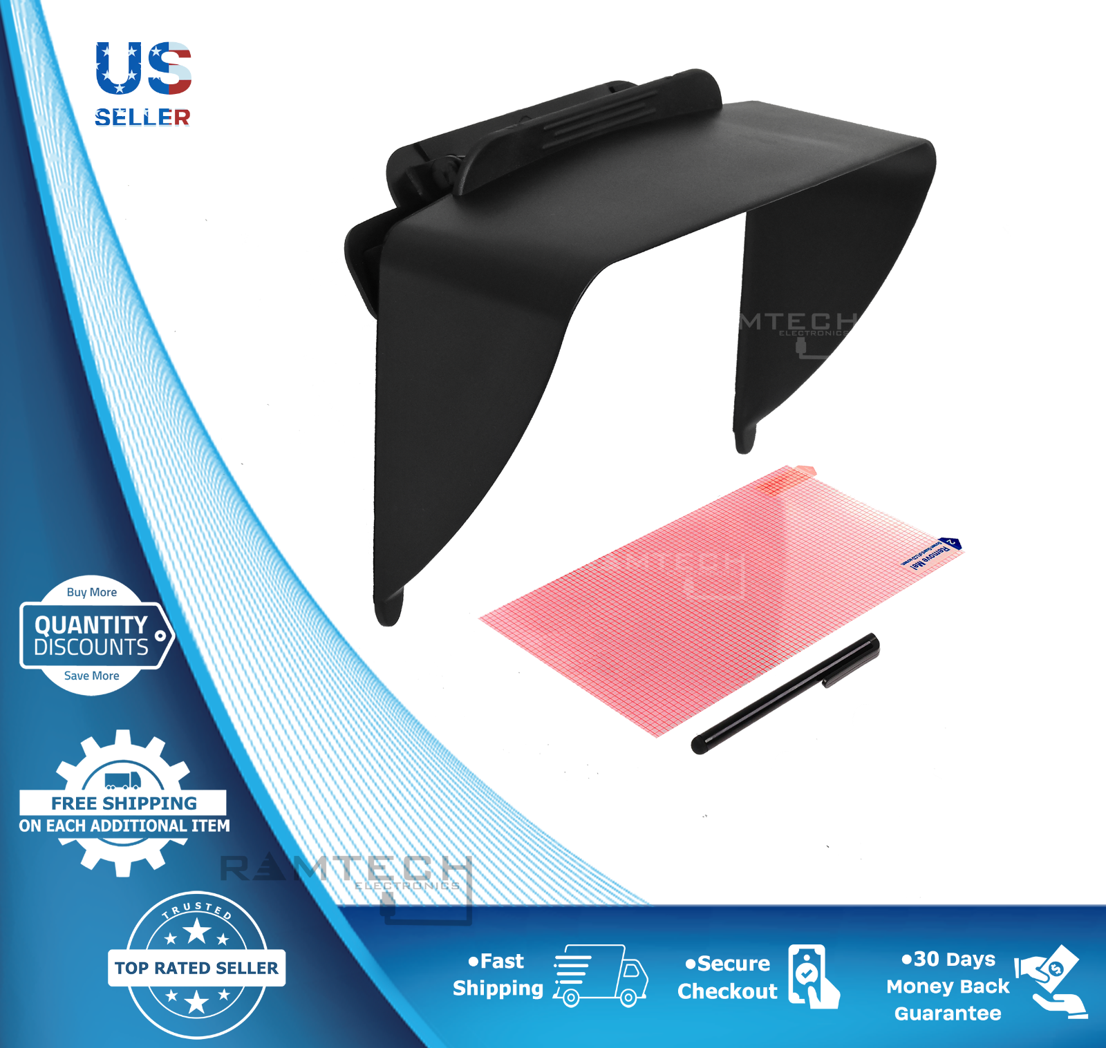 Visor Sun Shade Anti Reflective Furrion Vision S Camera System