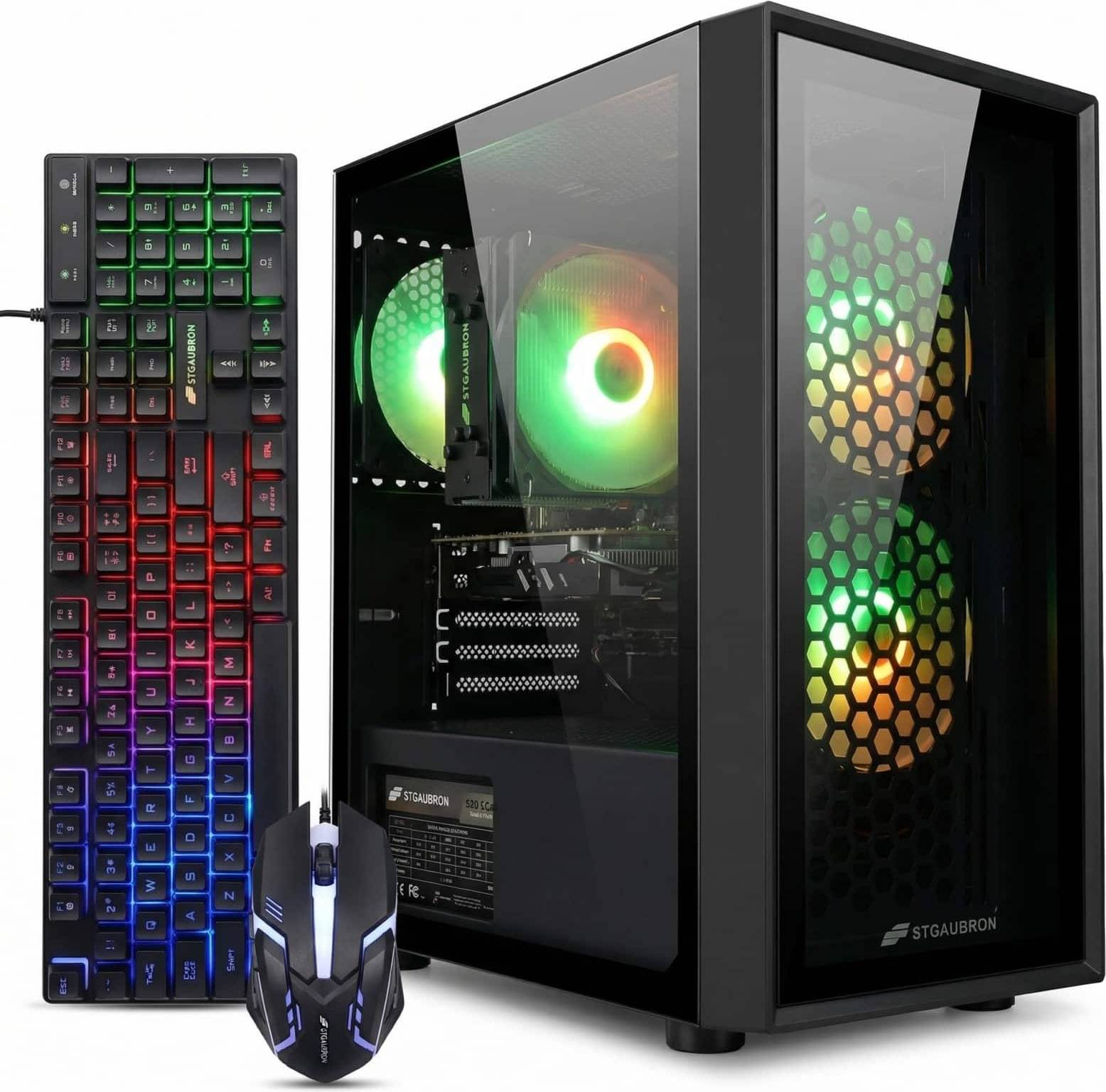 Gaming Desktop PC Radeon RX 560 4G Intel i7 Xeon E5