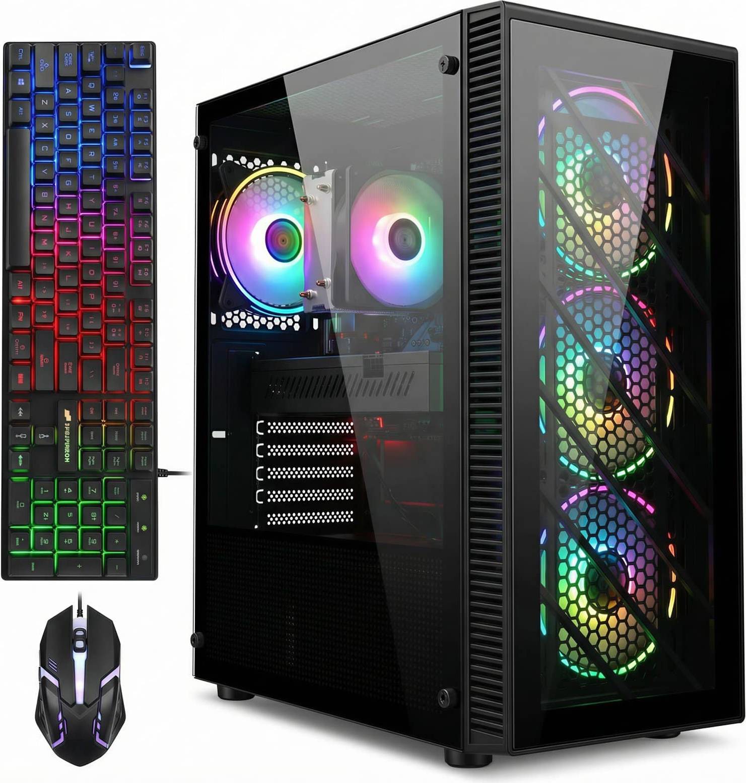 Gaming PC Desktop Computer Intel i7 Xeon E5 Radeon RX 550