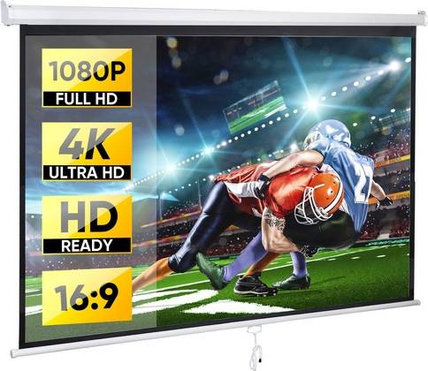 Segawe Manual Pull Down Projector Screen