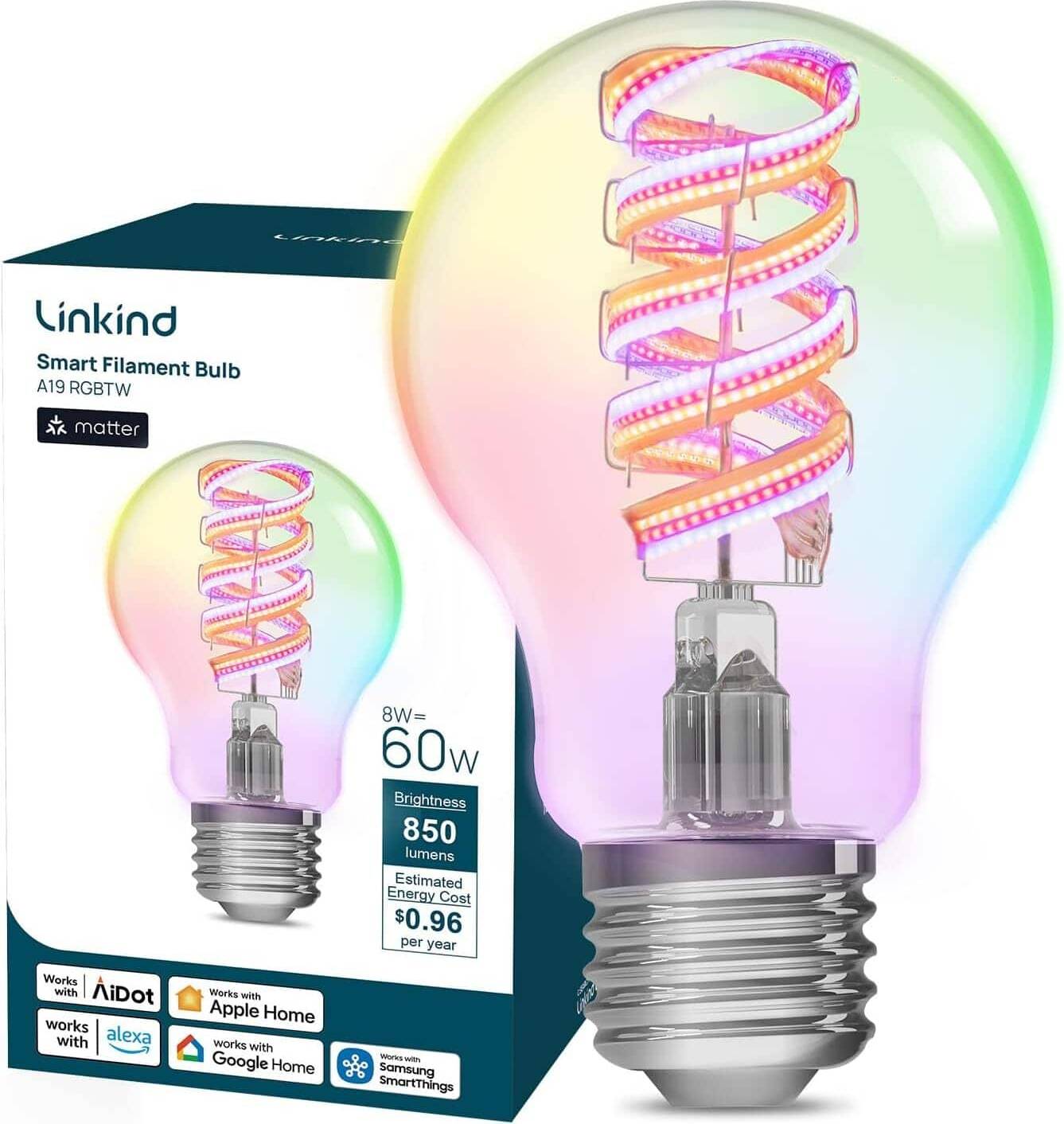 A19 Smart LED Bulb Matter Color Changing