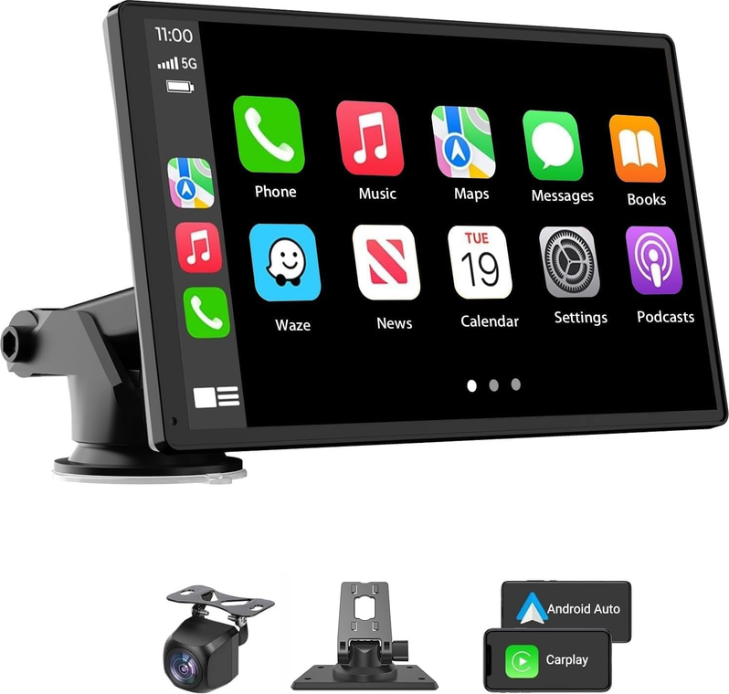 7 Inch Wireless Carplay Android Auto Touchscreen