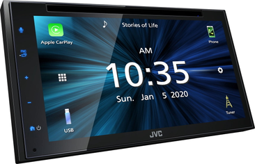 Jvc car stereo JVC 6.8-In Double-DIN In-Dash DVD Receiver