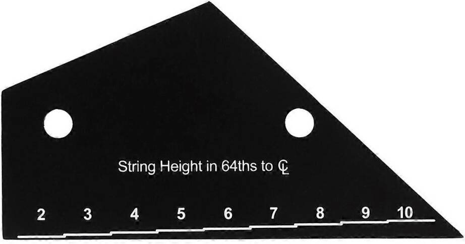 Fret Leveling Tool Guitar Bass Neck Fingerboard Ruler