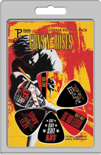 Perri Guns N Roses Plectrum Pack 6 Pack