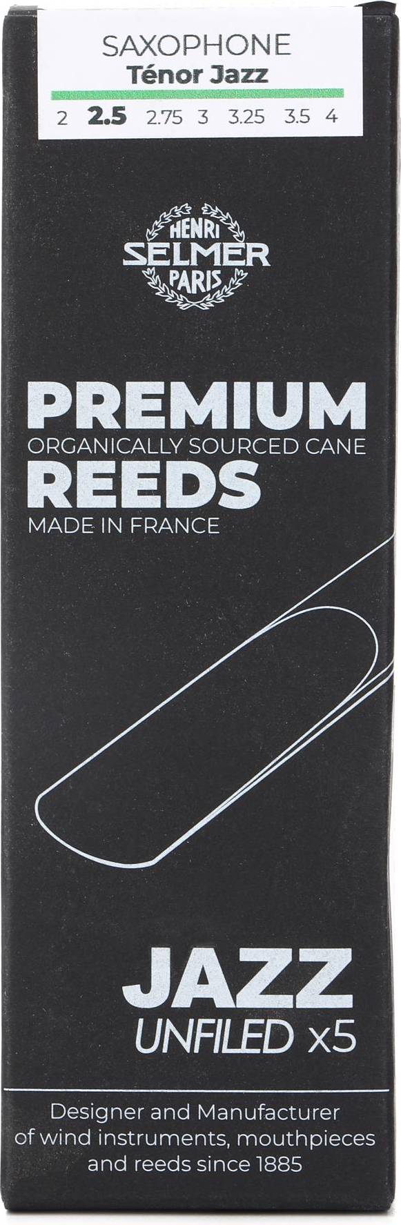 Jazz Tenor Saxophone Premium Reeds 5-Pack