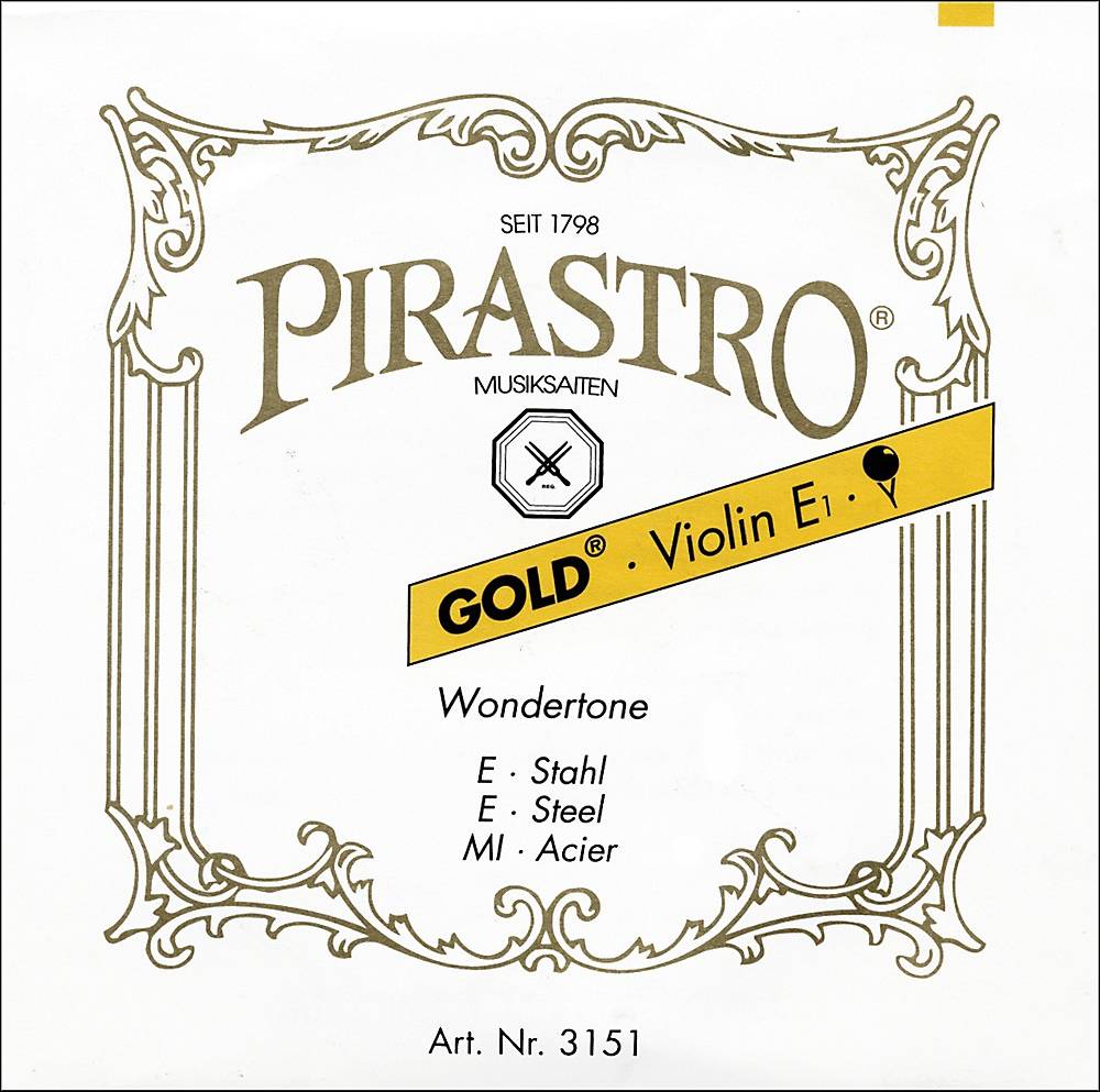 Gold Violin String Ball End
