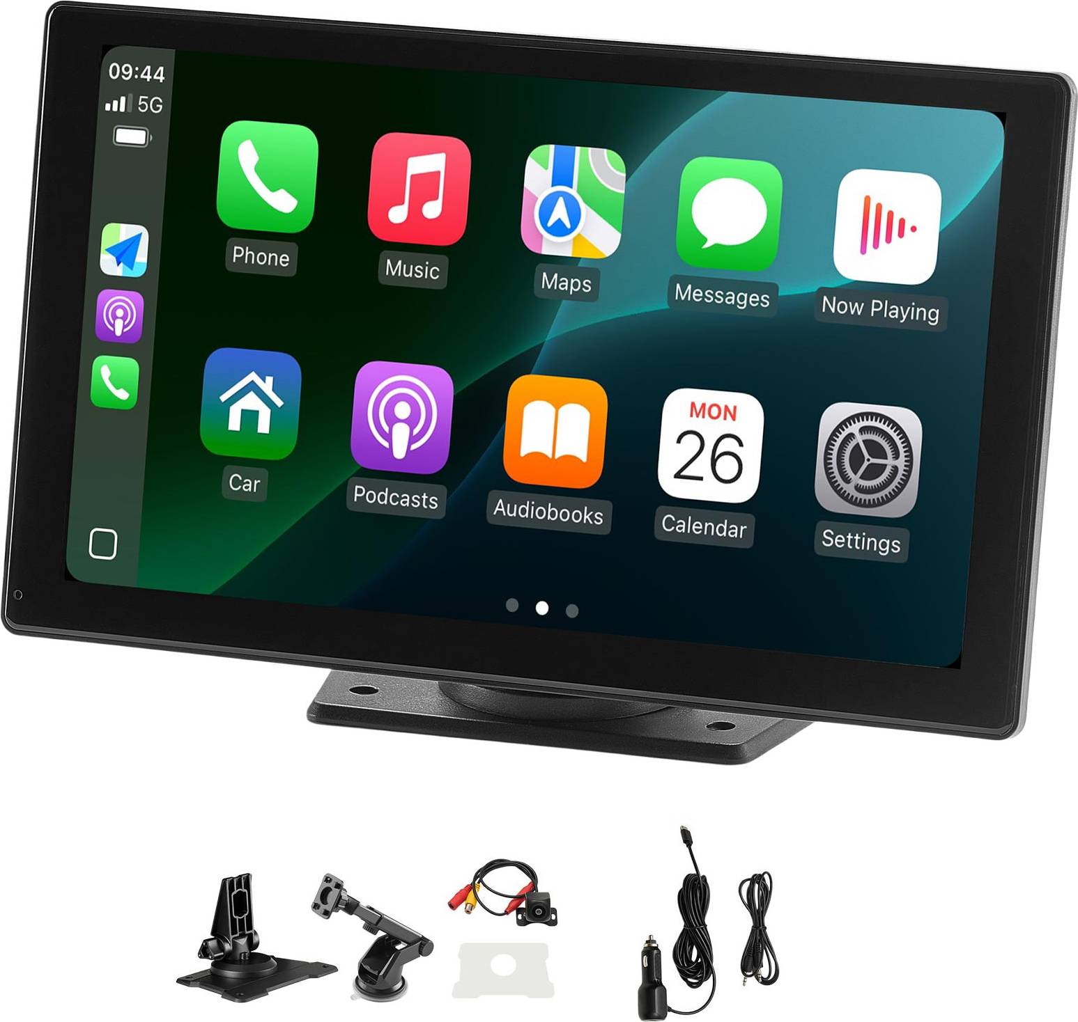 Android auto Portable 9-in CarPlay Android Auto Dash Display