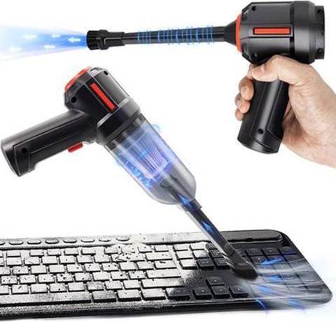 Mini handheld vacuum cleaners Compressed Air Duster Mini Vacuum Keyboard Cleaner