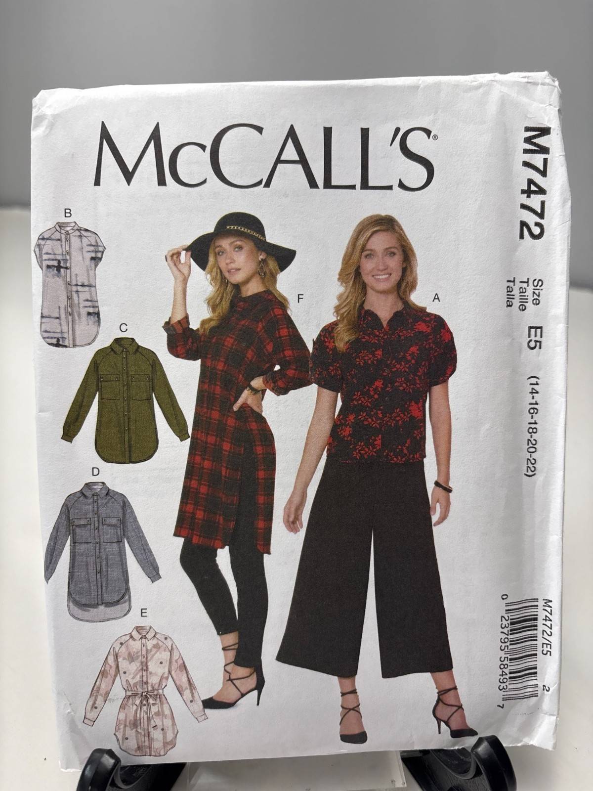 Paper Sewing Pattern 7472