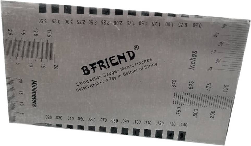 String Action Gauge Ruler Kit