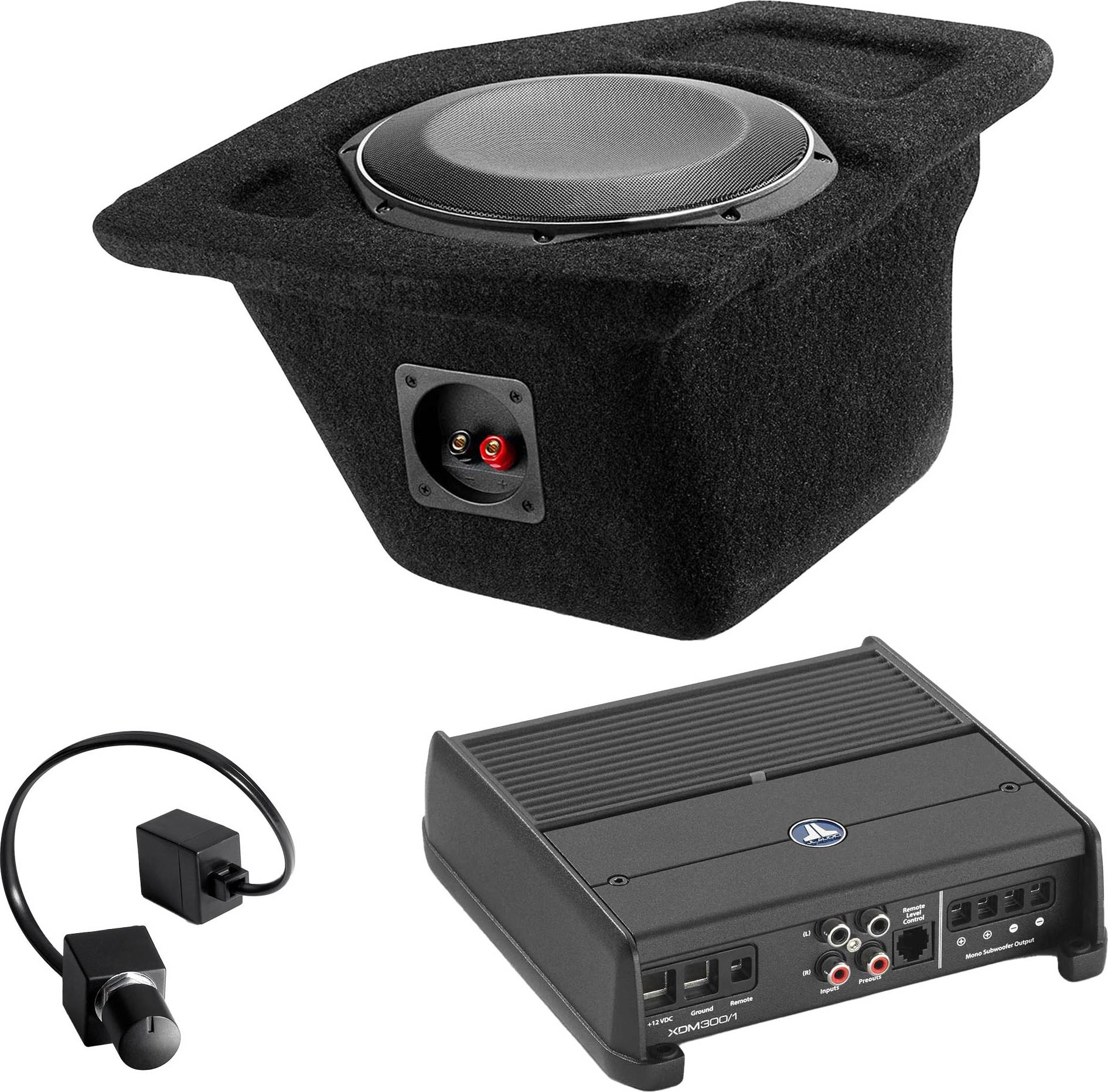 Car audio amplifier JL Audio Ford Ranger Stealthbox Amp Bundle