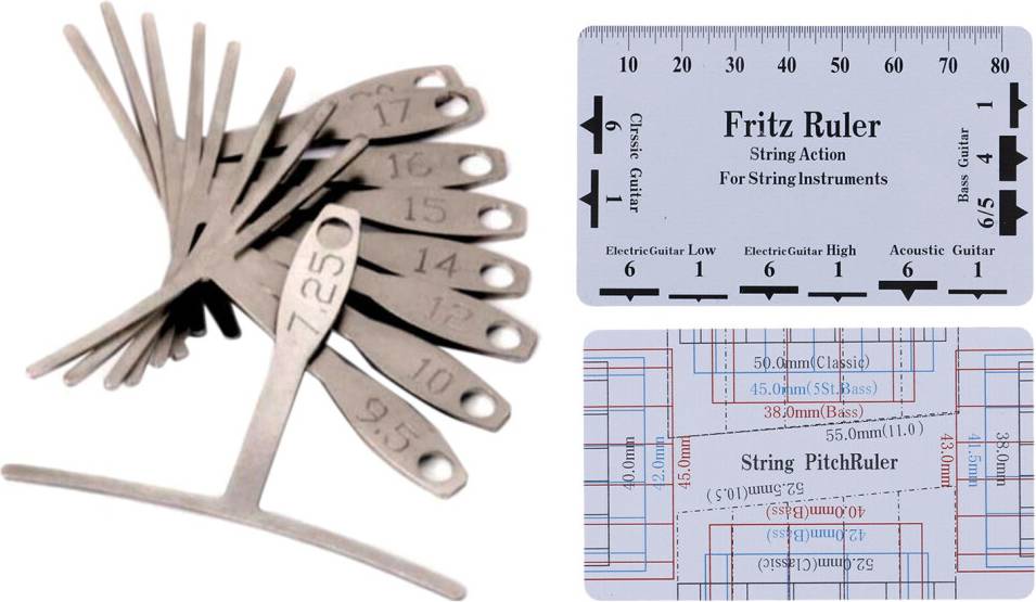 Typecat Guitar Luthier Measuring Tools Kit Set