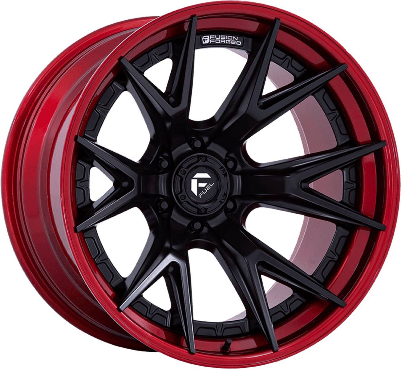 22 rim Fuel 22 Inch Black Red Wheel Rim Fuel Forged Catalyst