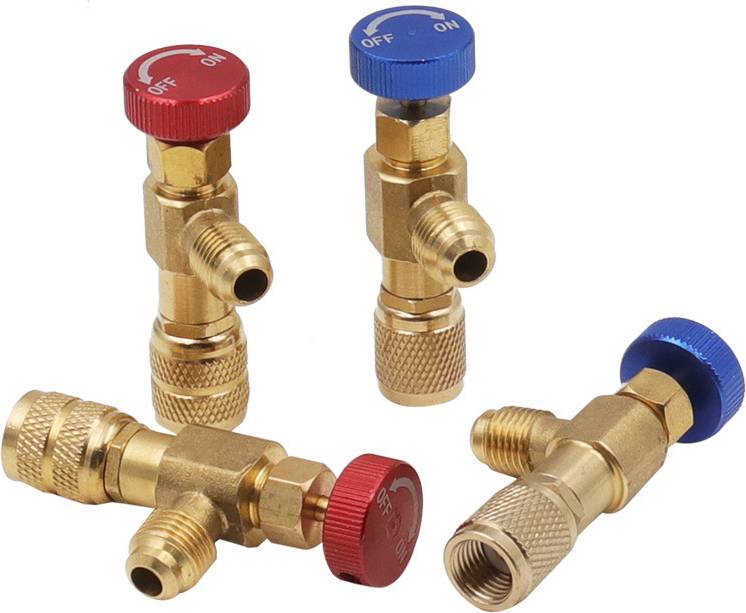 Air Conditioning Refrigerant Safety Valve Set - R410A/R22