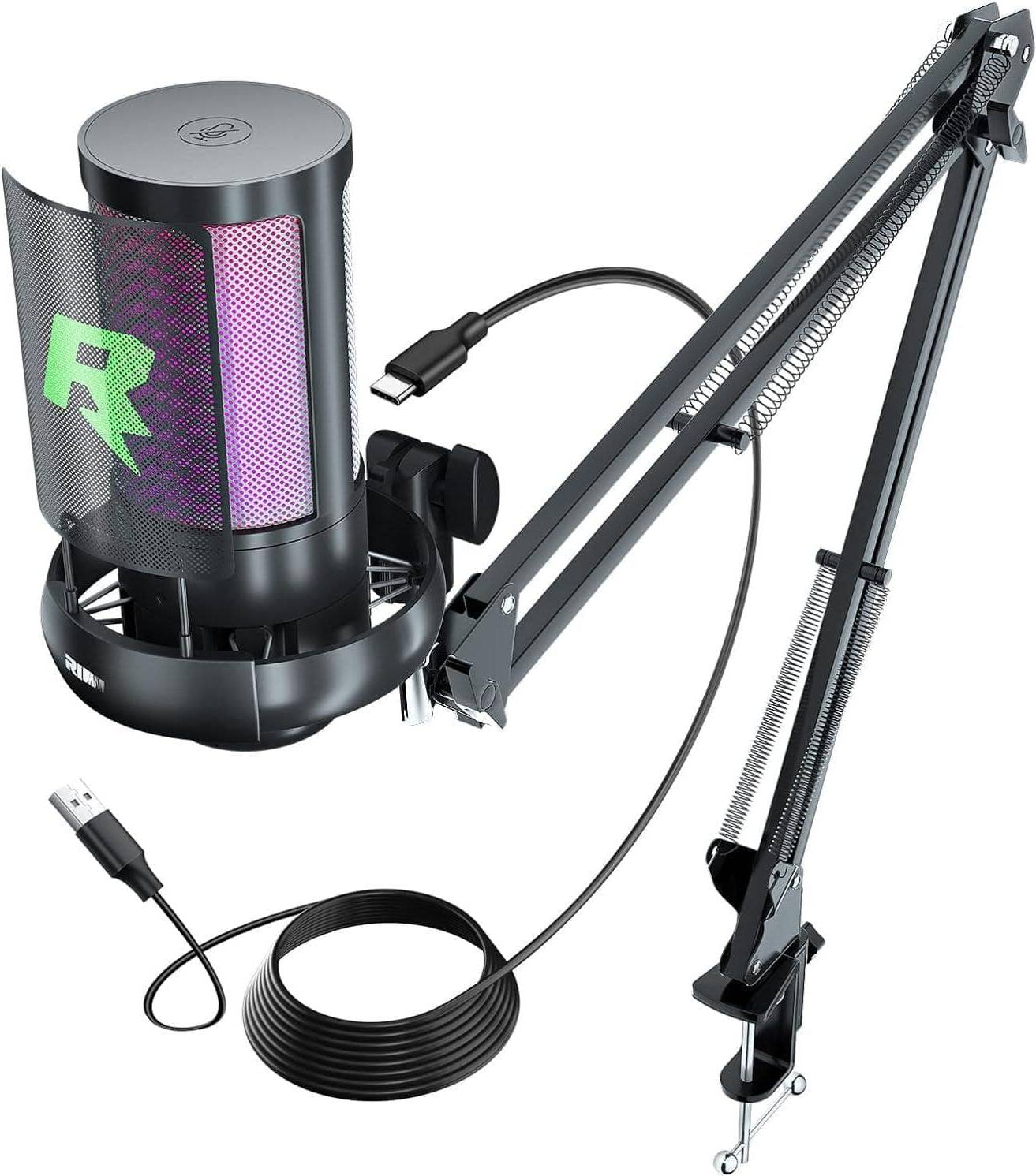 Streaming microphone Gaming Microphone Kit For Streaming Podcast Condenser