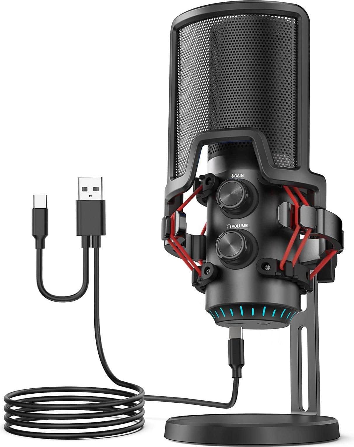 Streaming microphone Microphone For Pc Condenser Mic Streaming