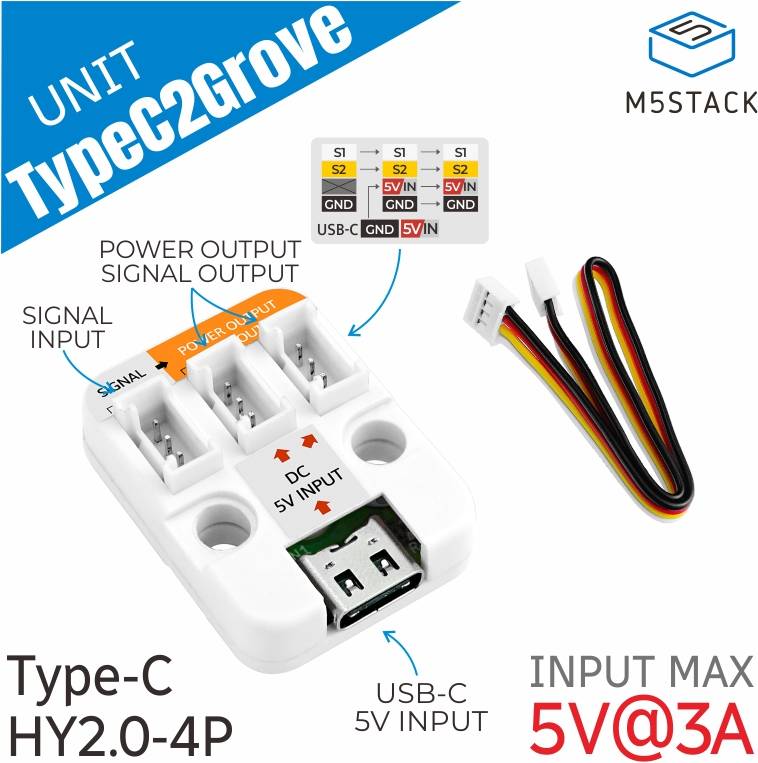 M5Stack USB TypeC2Grove Unit