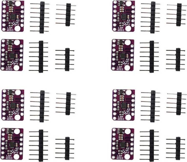 Exogio 8Pcs BMI160 Latest Stance Accelerometer Gyroscope Module