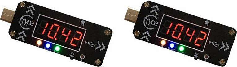 Typecat USB Charging Trigger Voltmeter Ammeter 2X