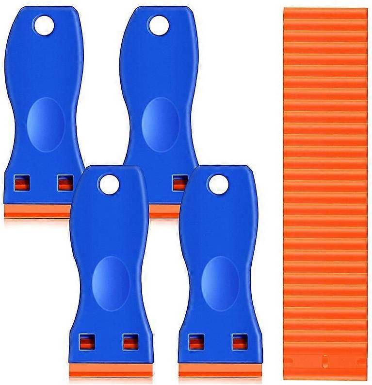 Typecat Plastic Razor Blade Scraper 4Pcs Paint Scraper