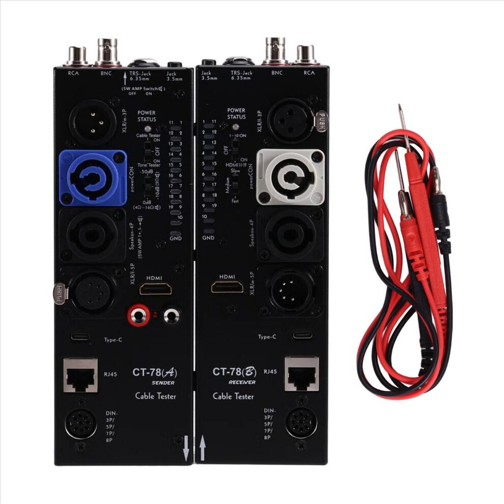CT78 Multifunction Cable Tester XLR Audio