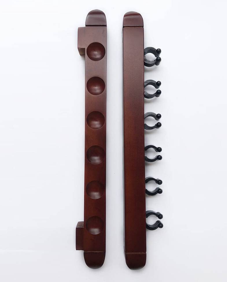 Smooth Nylon Clips Wall Mounted Cue Wall Rack