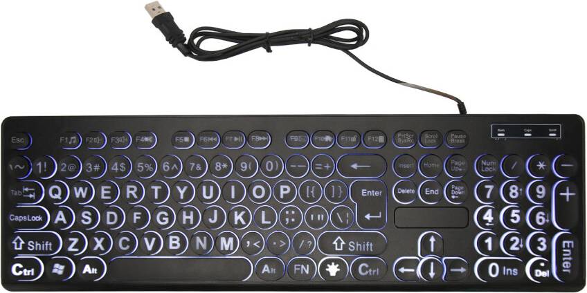 Large Print Wired USB Keyboard