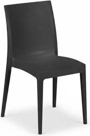 Sedia In Pe Rattan Madam Antracite Linea Contracite