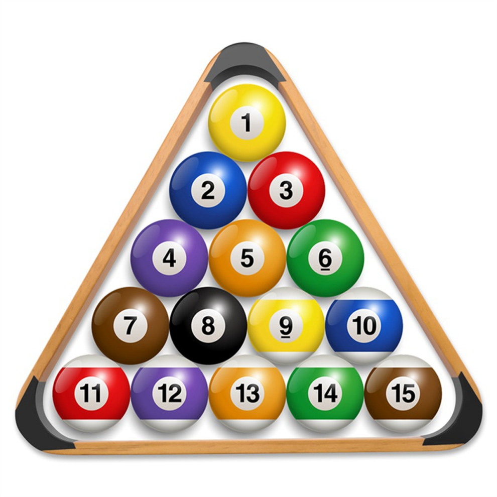 Wooden Billiard Ball Rack