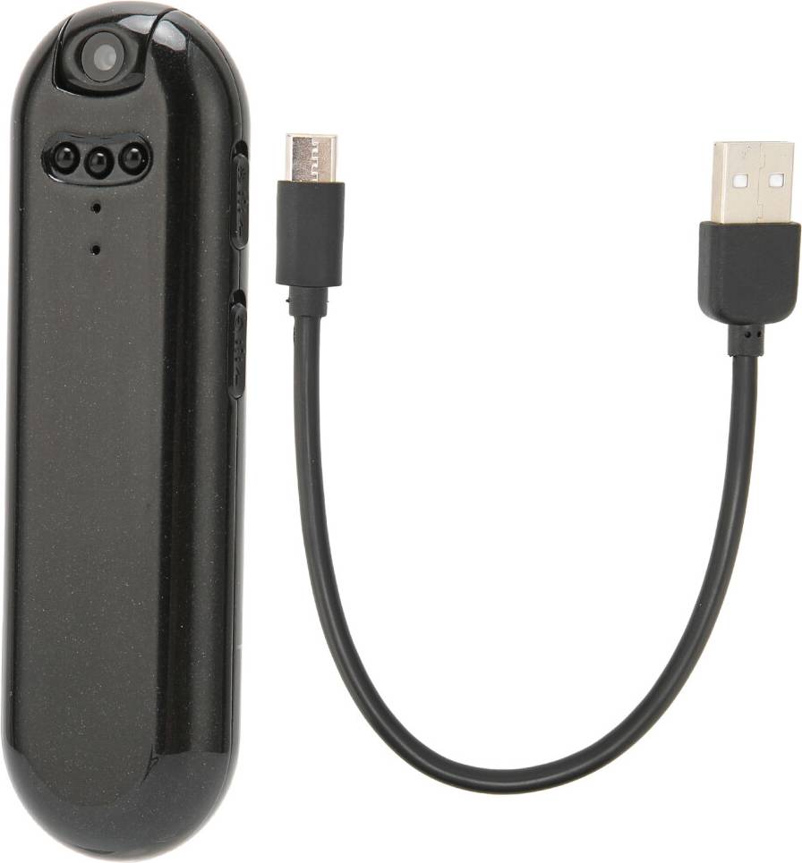 Portable Body Worn Camera With Memory Card