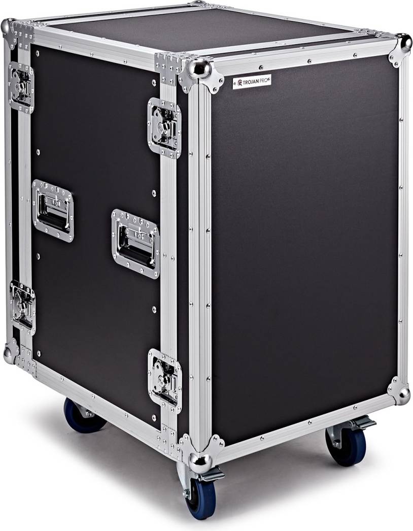 Trojan Pro 16U Wheeled Rack Flight Case