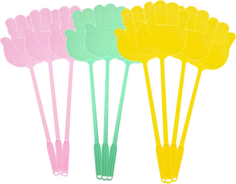 Durable Plastic Fly Swatter Bright Color Pest Control