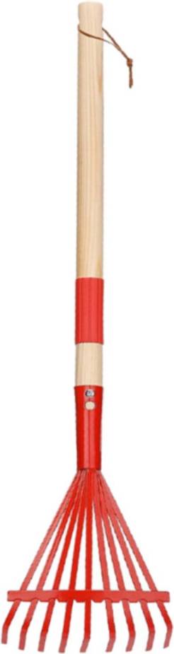 Leaf Rake 28" - Red/Natural