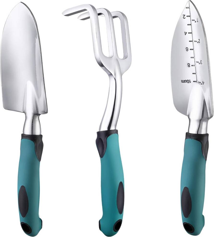 Cultivator Hand Rake Gardening Kit 3pcs