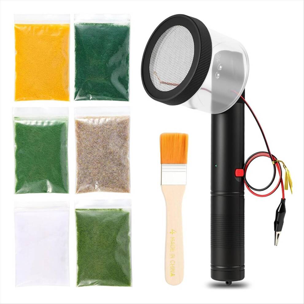 Mini Static Grass Applicator Flocking Kit