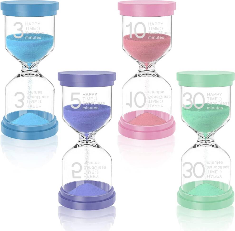 PVC Sand Timer Assortment Kit