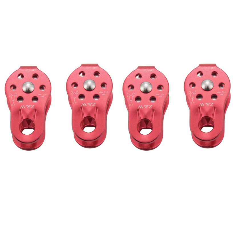 Torribaly 4 Pcs Rock Pulley Rope Tree Climbing