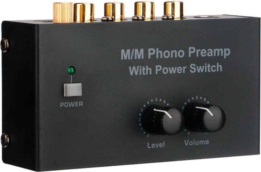 Metal Shell Turntable Preamplifier RCA Input