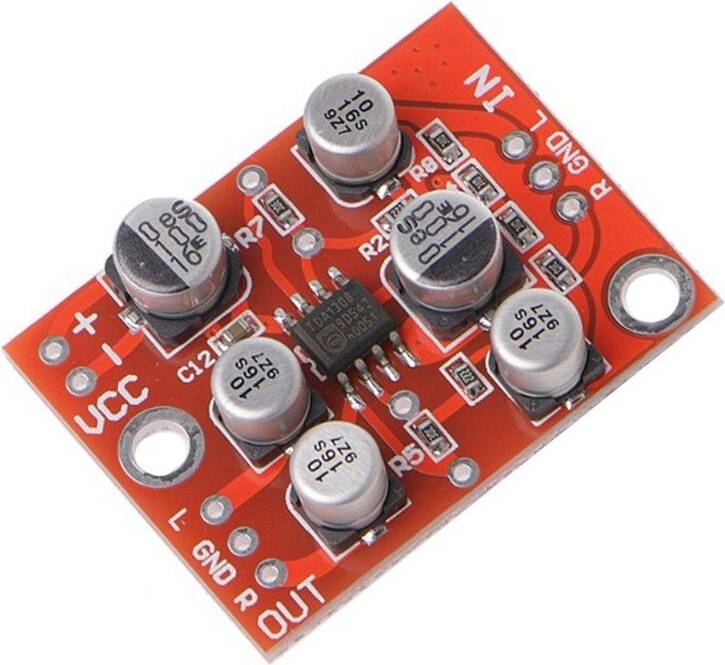 Melitt 5PCS AD828 Stereo Preamp Module