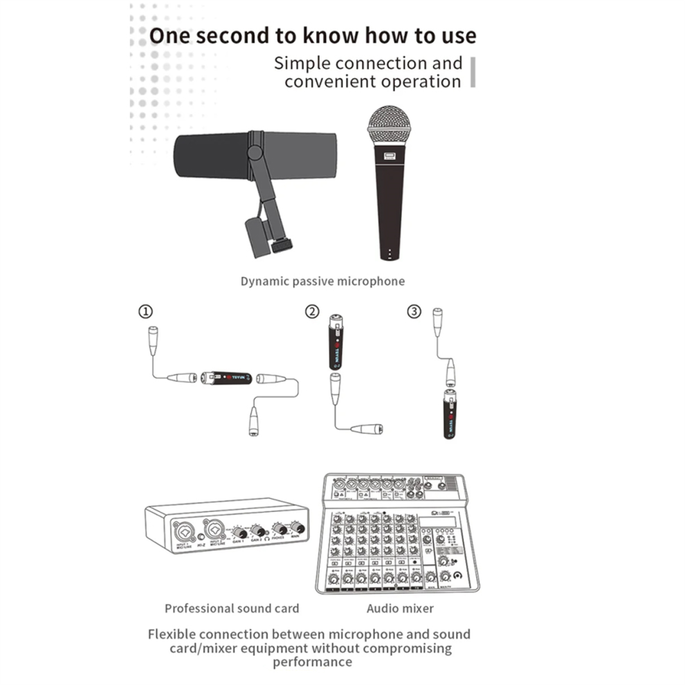 Q2 Microphone Dynamic Preamplifier 28Db