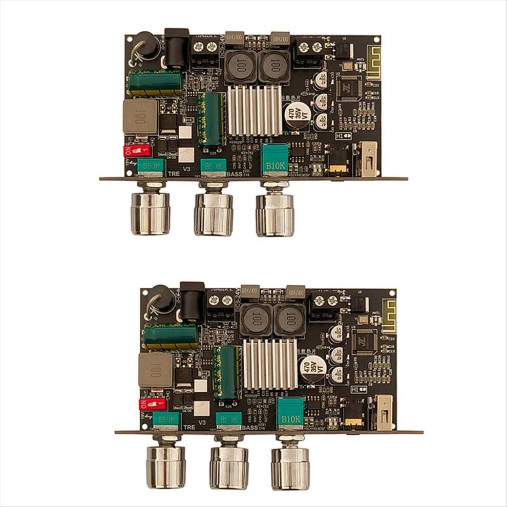 2pcs 100W Mono Amplifier Board Bluetooth Audio Module