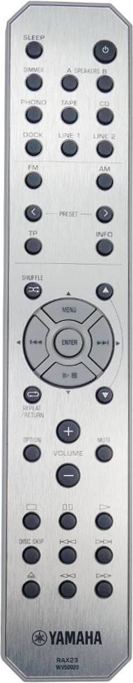 Yamaha Rax23 Stereo Receiver Remote